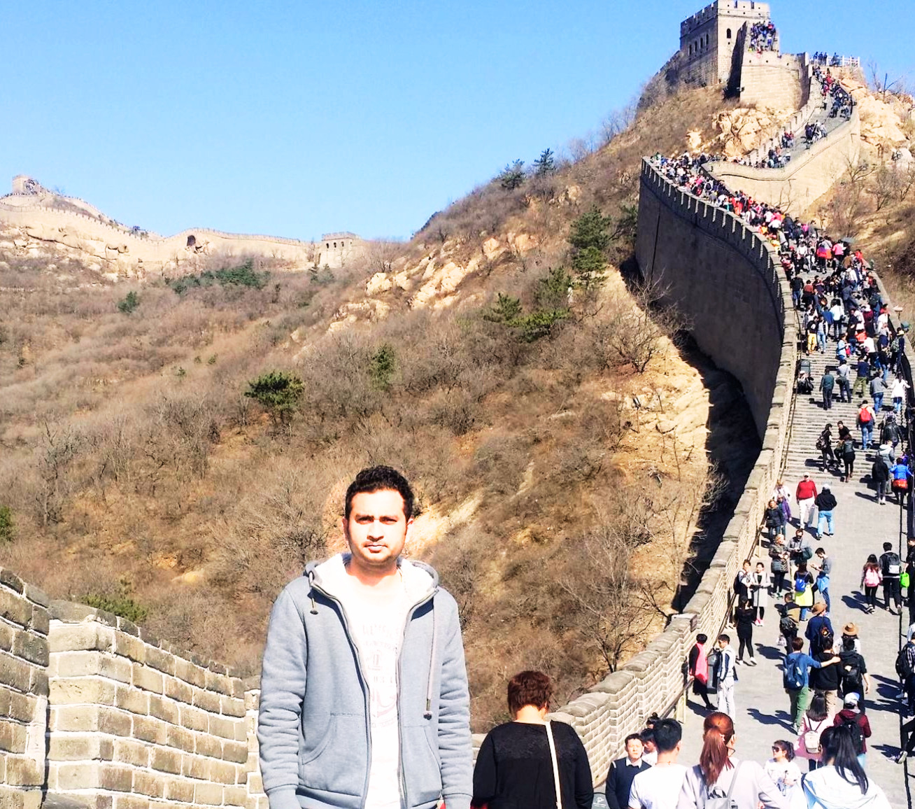 Jack at the Great Wall of China